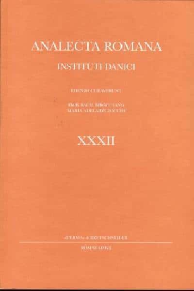 ANALECTA ROMANA. INSTITUTI DANICI. Adenda…