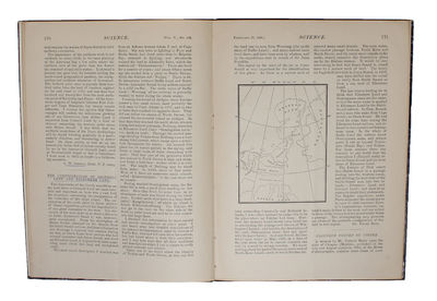 The Geographical Work of the Greely Expedition [Greely] (+) The Configuration of Grinnell Land and Ellesmere Land [Boas] (+) [Large folded map:] North America polar regions : Baffin Bay to Lincoln Sea, showing the most recent discoveries including tho... - [FIRST ACCOUNT OF THE LADY FRANKLIN BAY EXPEDITION] (photo 4)