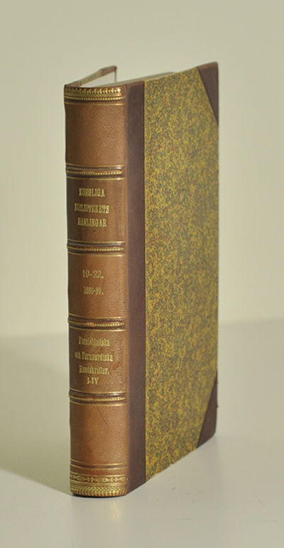 Katalog öfver Kongl. bibliotekets fornisländska…