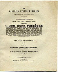 De paroecia Uplandiæ Wiksta. A.a. II.