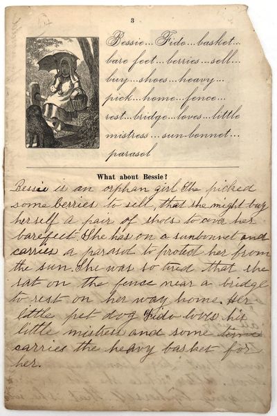 Illustrated Composition Book for Children c.1890