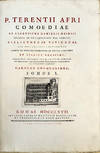 Comoediae ex recensione Danielis Hensii, collat ad antiquissimos Mss. Codices Biblithecae Vatincae. 2 vols. Small Folio