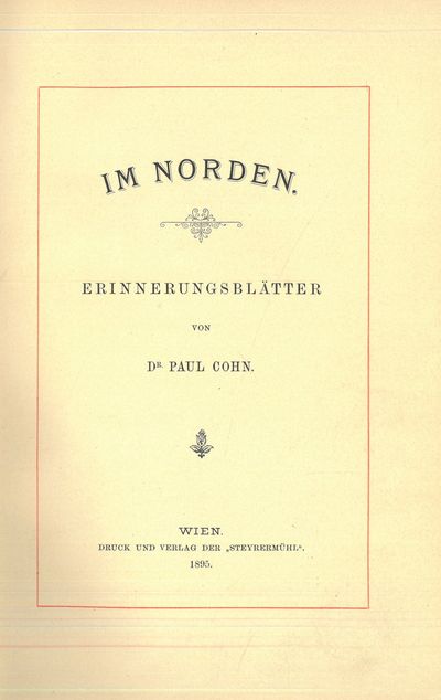 Im Norden. Erinnerungsblätter. (photo 2)