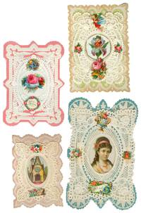 4 Valentines Depicting Love, Hope, Friendship, Health