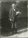 Three Photographs of Eugene Debs Speaking at a Railroad Depot