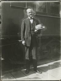 Three Photographs of Eugene Debs Speaking at a Railroad Depot