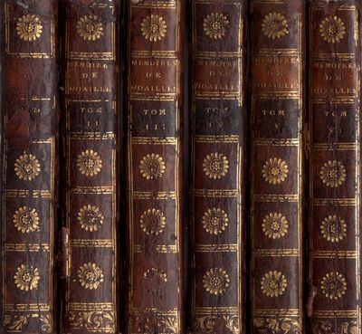 Mémoires politiques et militaires, Pour Servir à l'Histoire de Louis XIV & de Louis XV, Composés sur les piéces originales recuillies por Adrien-Maurice duc de Noailles, Maréchal de France & Ministre d’Etat. Par M. l’Abbé Millot, des Académies de Lyon & de Nanci. Secon de Edition. Tome Premier. (I-VI). (photo 2)