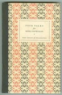 FOUR TALKS FOR BIBLIOPHILES