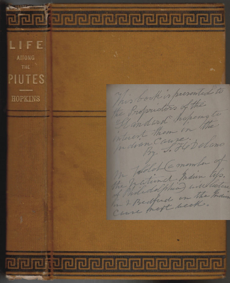 life among the piutes sarah winnemucca Life among the piutes: their wrongs and claims as a piute, sarah winnemucca was already in the nevada territory when sam clemens arrived there in 1861 by the . life among the piutes sarah winnemucca Life among the piutes: their wrongs and claims as a piute, sarah winnemucca was already in the nevada territory when sam clemens arrived there in 1861 by the .