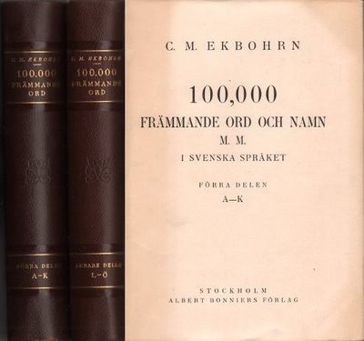 FÖRKLARINGAR ÖVER 100,000 FRÄMMANDE ORD OCH NAMN…