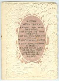 Wood Lace Paper with Printed Silk Poem "Young Lover's Dream.