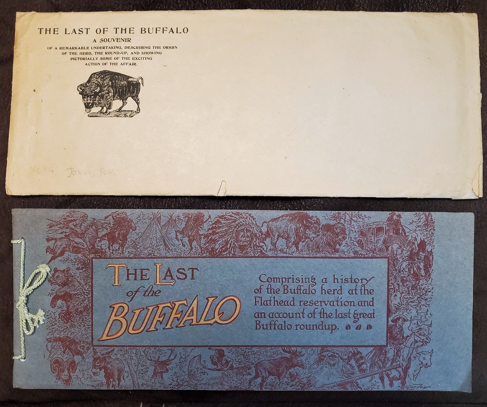 THE LAST OF THE BUFFALO Comprising a history of the Buffalo herd at the Flathead reservation