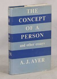 The Concept of a Person; And Other Essays by A.J Ayer - First edition - 1963 - from Evening Star Books (SKU: 000010814)