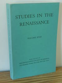 Studies in the Renaissance, Vol. 18