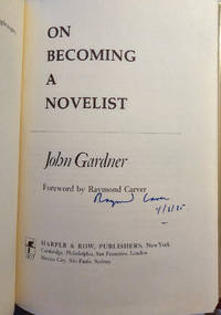 ON BECOMING A NOVELIST