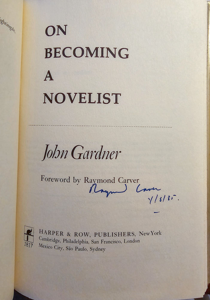 ON BECOMING A NOVELIST