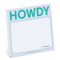 Knock Knock Howdy Sticky Note (Pastel Version)