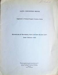 image of Examples of Material for Lantern Slide Copy