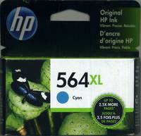 HEWLETT-PACKARD HEWCB323WN HP BR PHOTOSMART C6380 - 1- NUMBER 564XL HI CYAN INK