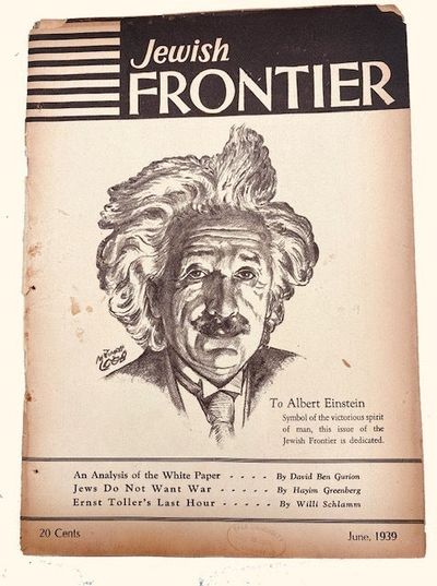 Jewish Frontier. 11 monthly issues: Vol. VI, Nos. 1-11 (January-November, 1939)