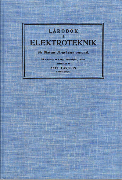 Lärobok i elektroteknik för Statens järnvägars…