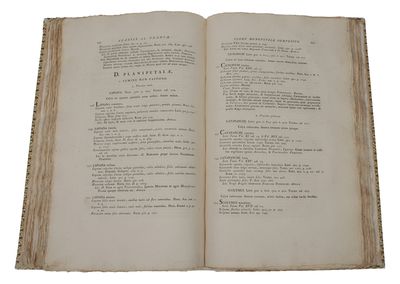 Flora Pedemontana, sive Enumeratio Methodica Stirpium Indigenarum Pedemontii. 3 Tomi. (Vol. 3: Icones accdit explanatio numenclaturae botanicae). + Auctarium ad Floram Pedemontanam, cum notis et emendationibus. - [GIVING BIRTH TO THE APPLICATION OF THE LINNEAN NOMENCLATURE] (photo 7)