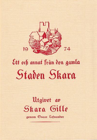 Ett och annat från den gamla staden Skara 1974.…