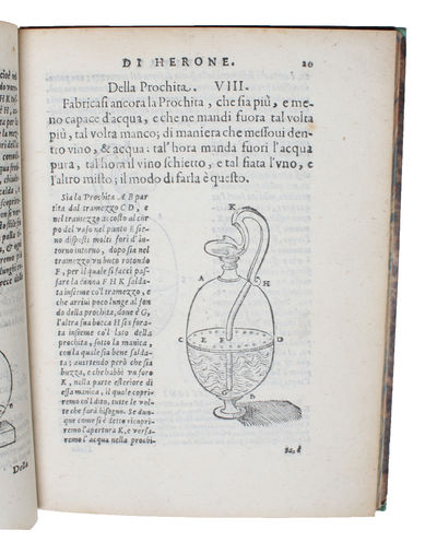 Spiritali di Herone Alessandrino. Ridotti in lingua Volgare da Alessandro Giorgi da Vrbino. (photo 2)