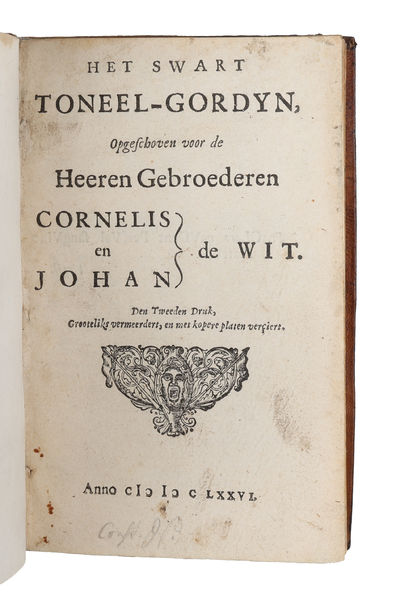 Het Swart Toneel-Gordyn. Vol. 1 (out of 3).