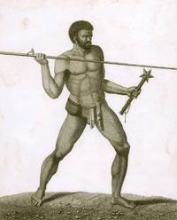Savage of New Caledonia Throwing a Dart