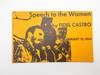Speech to the Women, January 15 1963