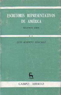 Escritores representativos de América. Segunda Serie. 3 vols. (TOMO I: Amarilis, Juan Valle...