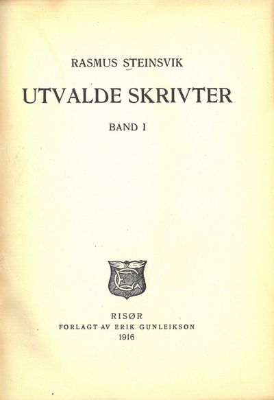 Utvalde skrivter. I-II.