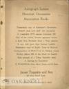 AUTOGRAPH LETTERS HISTORICAL DOCUMENTS ASSOCIATION BOOKS