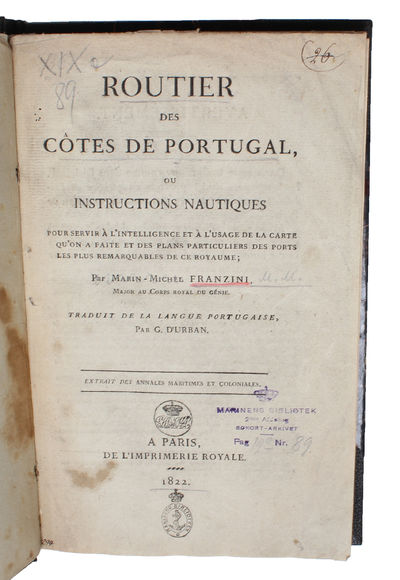 Routier des Côtes de Portugal, ou Instructions…