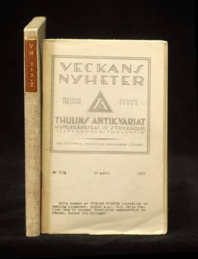Veckans nyheter. Nr 713 1/2, 30 april 1953. Detta…