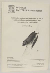 Distribution patterns and habitat use by bats in…