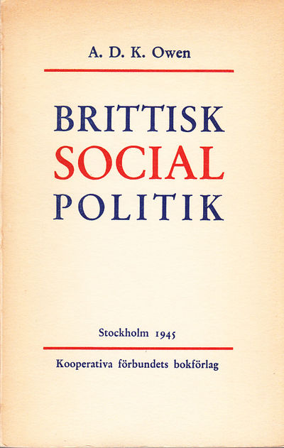 Brittisk socialpolitik. [Utg. av] Kooperativa…