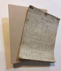 Manuscript Inventory of a late-19th century Library containing approximately 800 volumes, mainly...