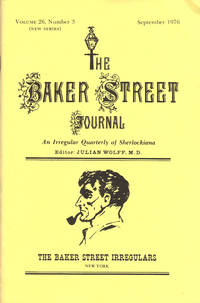 image of THE BAKER STREET JOURNAL ~ An Irregular Quarterly of Sherlockiana ~ September 1976