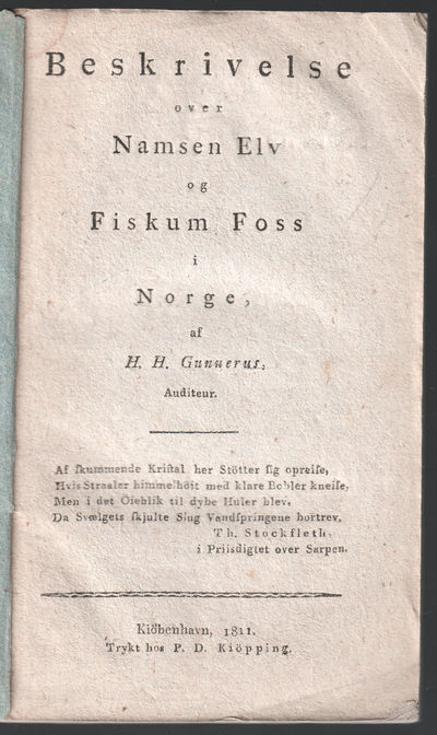 Beskrivelse over Fiskum Foss i Norge
