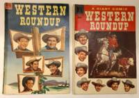 DELL COMICS GOLDEN AGE WESTERN ROUND UP GIANT ISSUE No.4,16 (2 issues) FN/VF