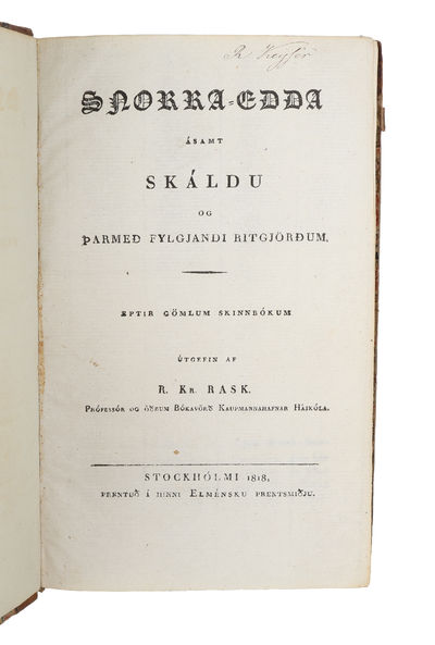 Snorra=Edda ásamt Skáldu og tharmed fylgjandi…