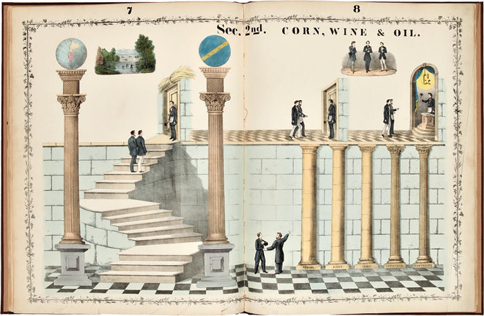 SHERER'S MASONIC DEGREE BOOK OF ANCIENT CRAFT MASONRY: BEING