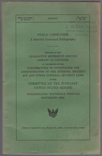 image of World Communism: A Selected Annotated Bibliography