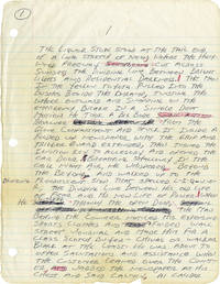 Because the Night (Original handwritten manuscript for the 1984 novel) by James Ellroy - 1983