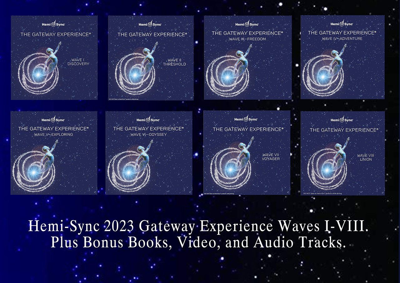 Hemi-Sync 2023 Gateway Experience Wave I-VIII Bonus Books