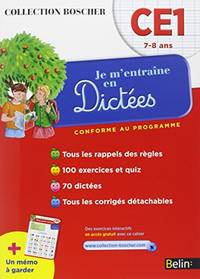 je m'entraine en dictee ce1 (CAHIER D'ENTRAÃNEMENT BOSCHER PAR...