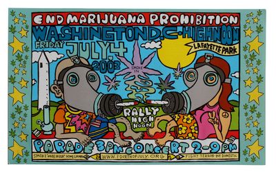 End Marijuana Prohibition, Washington DC High Noon, Friday July 4, 2003, Lafayette Park