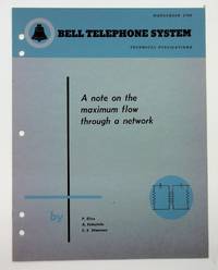 A Note on the Maximum Flow Through a Network [Bell Monograph]